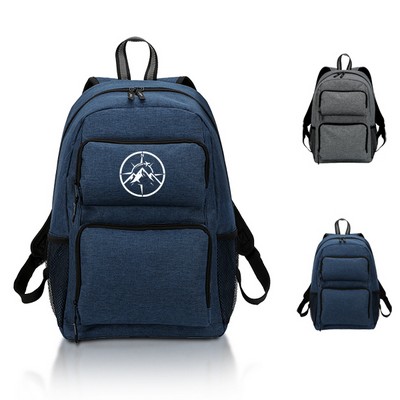 Stylish Graphite Heathered Laptop Backpack